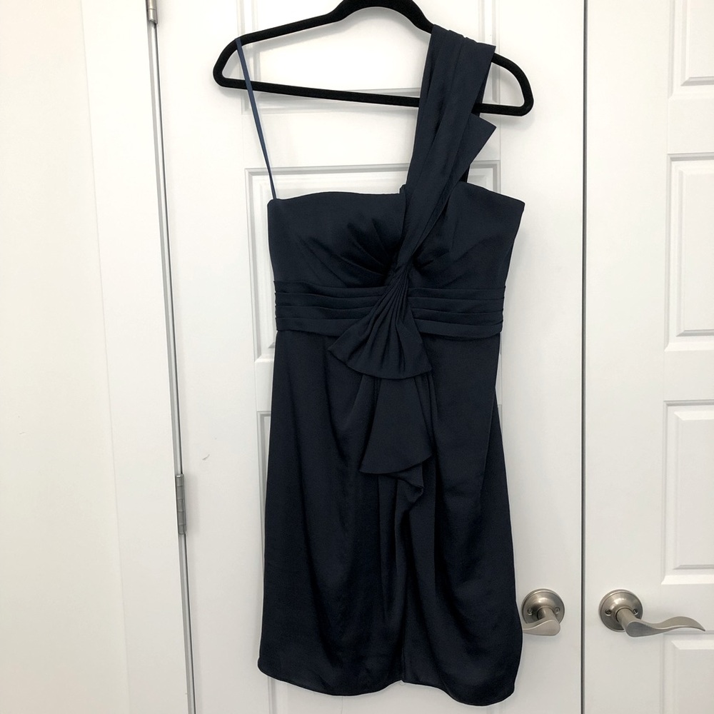 Navy BCBG cocktail dress